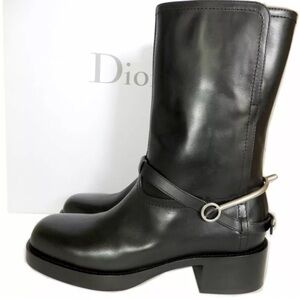 Black Dior Rider Boots